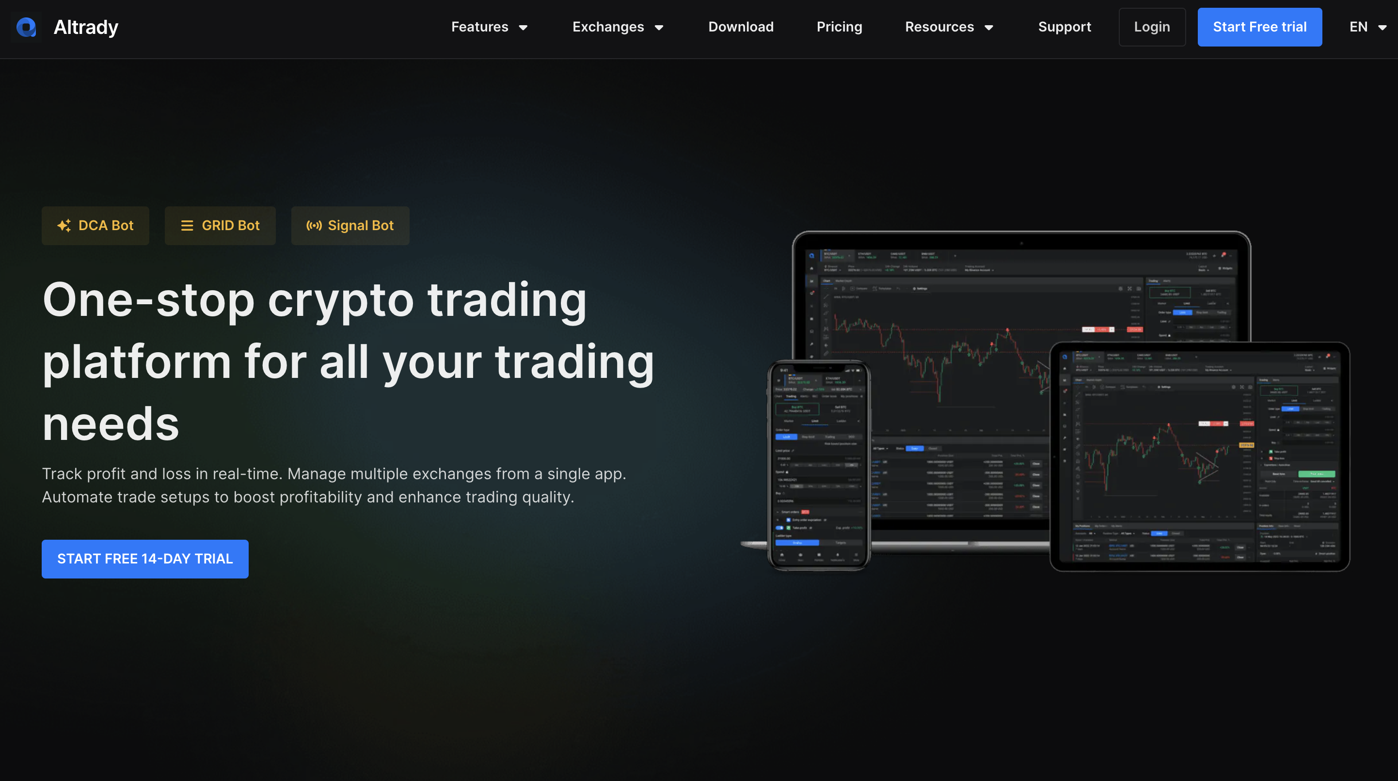 one-stop crypto trading platform for all your needs