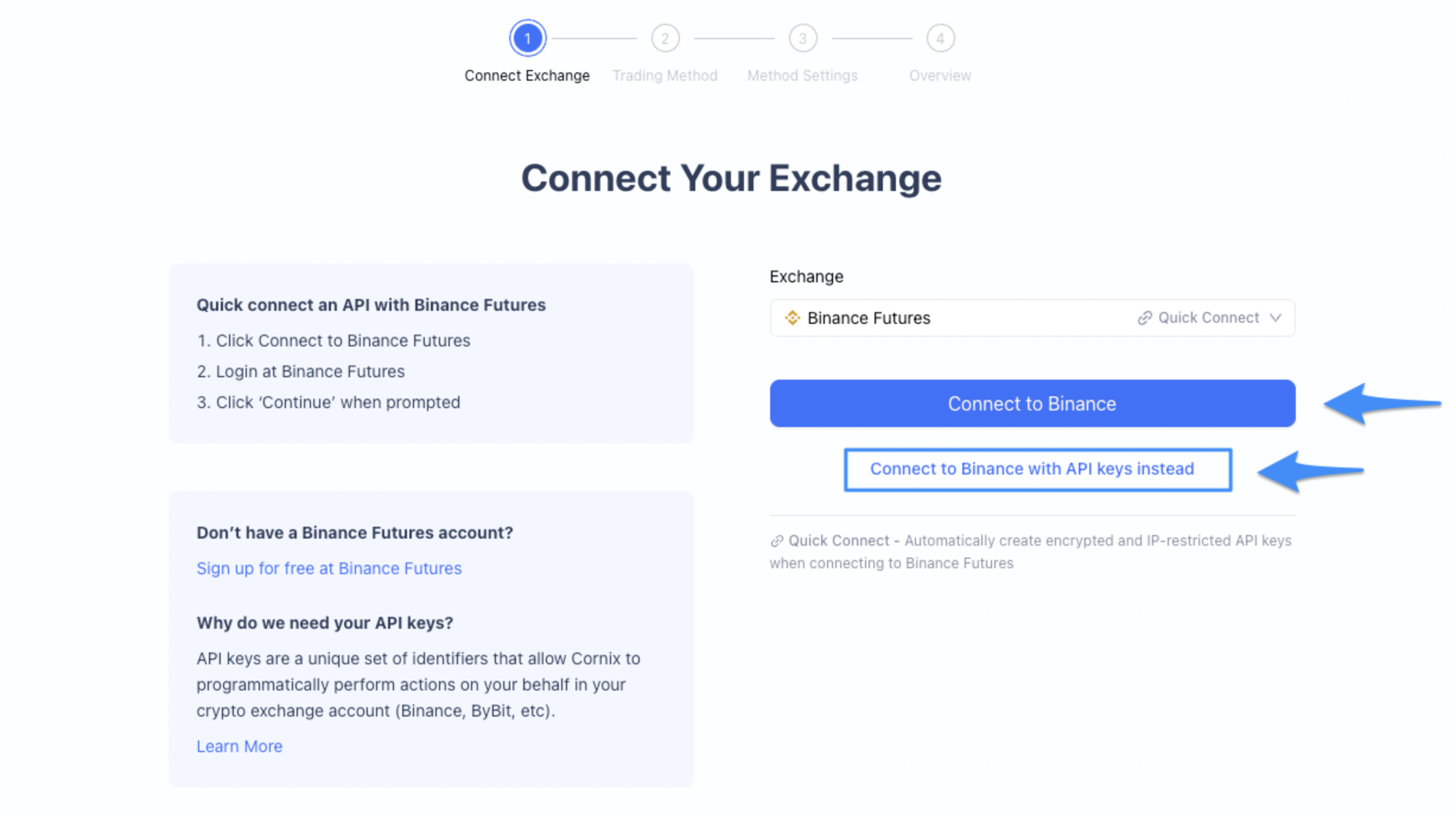 Cornix exchange integration