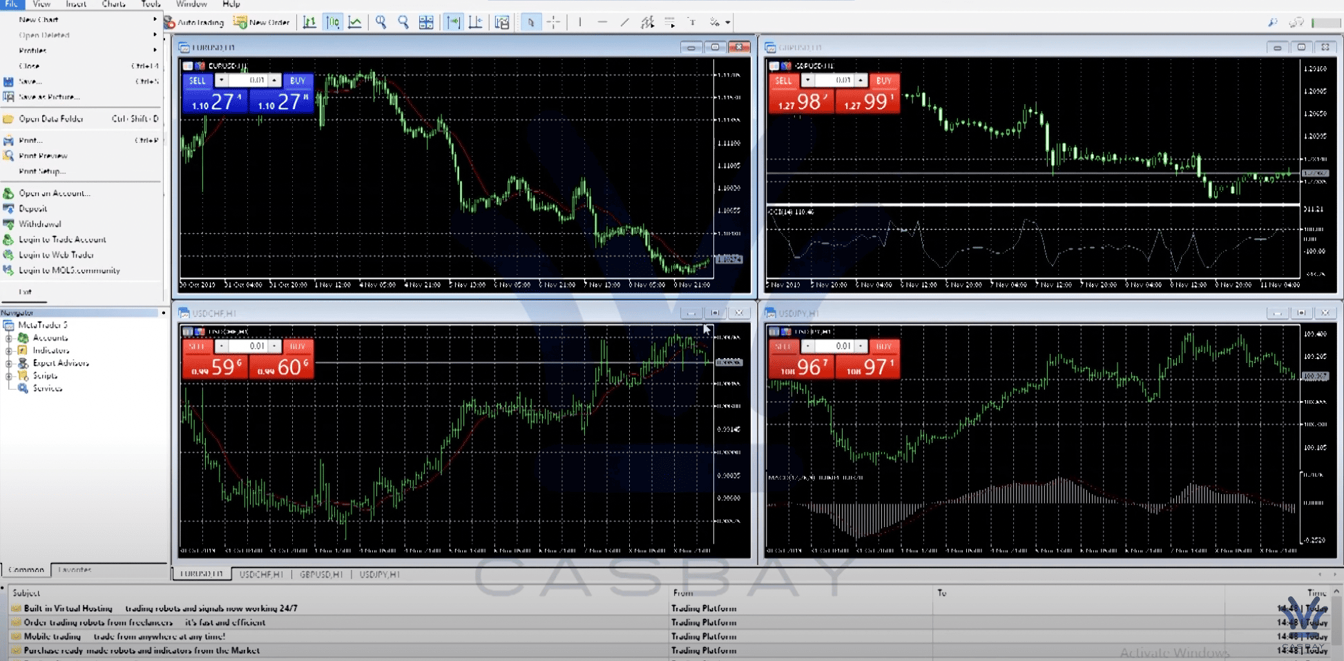 Step 4: Install MetaTrader on ForexVPS