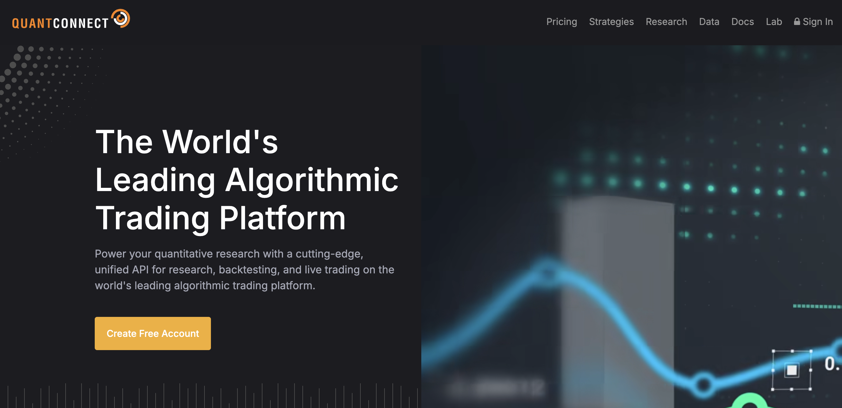 6. QuantConnect - Open-Source Algorithmic Platform For Tech-Savvy Traders