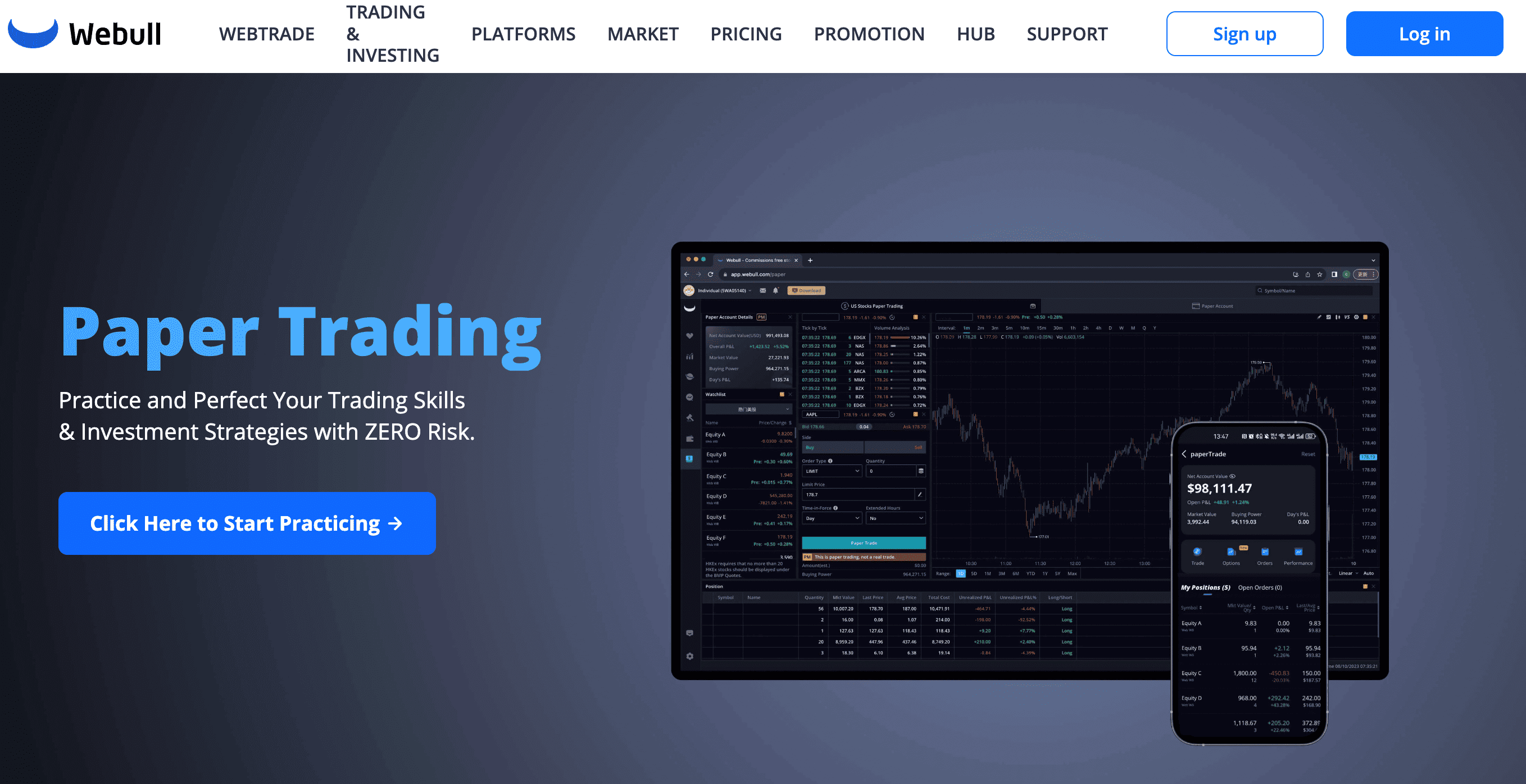 9. Webull - Beginner-Friendly Broker Offering Unlimited Virtual Funds