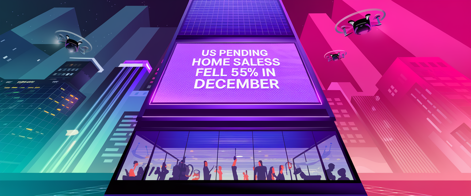 December Sees a Sharp Decline in US Pending Home Sales