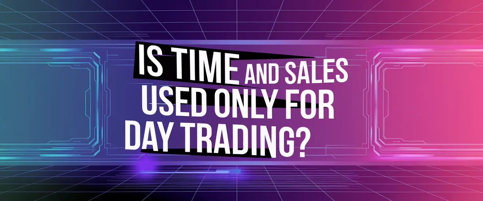 Is Time and Sales Used Only for Day Trading