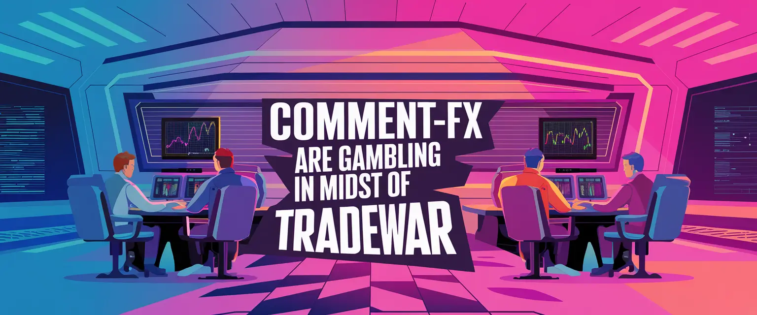 COMMENT- FX traders are gambling in midst of trade war